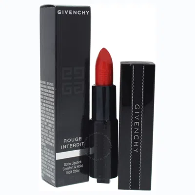 Givenchy Ladies Rouge Interdit 0.12 oz (15) Orange Adrenaline Makeup 3274872331167 In Burgundy