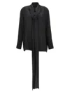 Givenchy Scarf Silk Blouse In Black