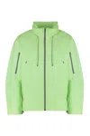 Givenchy Lambskin Jacket With Adjustable Drawstring Hem In Green