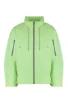 Givenchy Lambskin Jacket With Adjustable Drawstring Hem In Green
