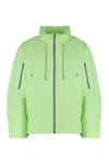 Givenchy Lambskin Jacket With Adjustable Drawstring Hem In Green
