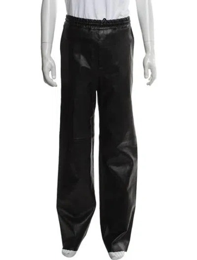 Pre-owned Givenchy Lambskin Pants In Black