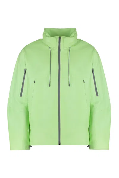 Givenchy Lambskin With Zipped Pockets Jacket In Green