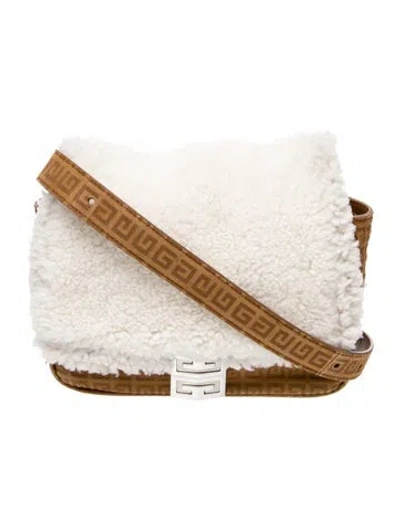 Pre-owned Givenchy Lambswool Shoulder Bag In Neutral