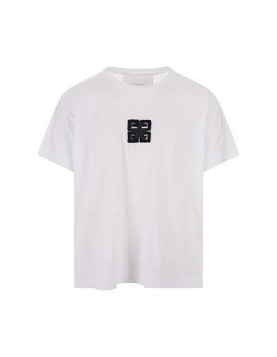 Givenchy Large 4g Stars T-shirt In White Cotton