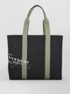 Givenchy Large Canvas Tote Bag Rectangular Handles In Black