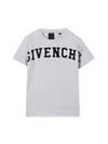 Givenchy Logo-patch Cotton T-shirt In Grey