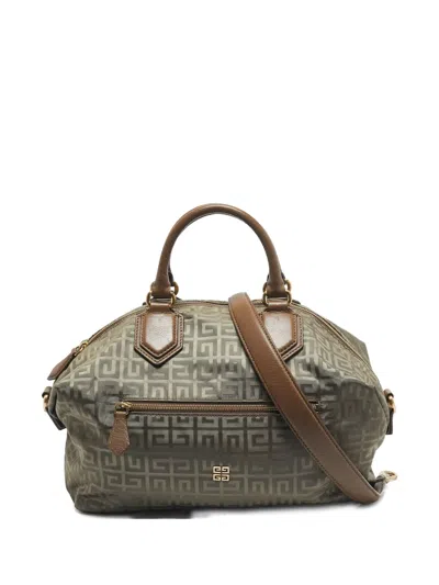 Pre-owned Givenchy Large Nightingale Satchel Bag In Green
