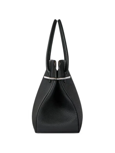 Givenchy Large Pinch Grained-leather Tote Bag In Black