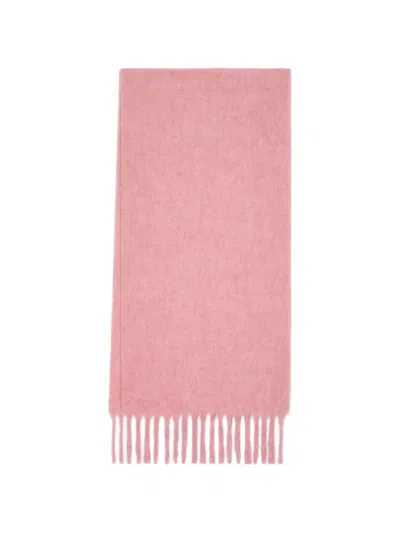Givenchy Large Scarf In Alpaca Wool In Pink
