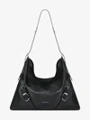 Givenchy Large Voyou Bag In Grained Leather In Multicolor