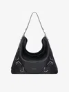 Givenchy Large Voyou Bag In Grained Leather In Multicolor