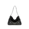 Givenchy Women Large Voyou Shoulder Bag In Shiny Leather