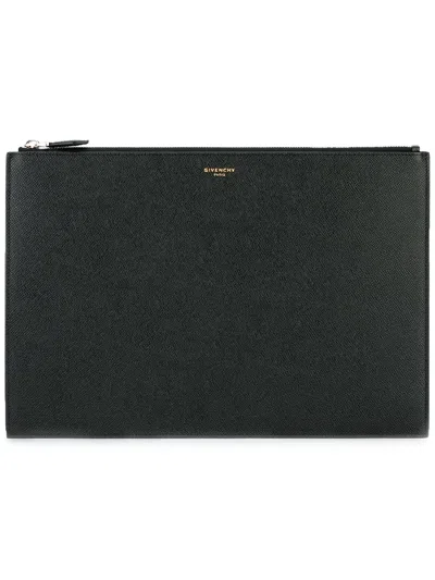 Givenchy Large Zip Pouch In Black