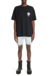 Givenchy Laurel Crest Logo Oversize Pocket T-shirt In Black