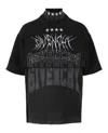 Givenchy Layered Graphic T-shirt With Balaclava In Black