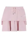 Givenchy Layered Pleated Skirt In Pink