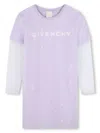Givenchy Layered T-shirt Dress In Multicolour
