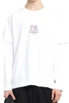 Givenchy Graphic Printed Long-sleeve T-shirt In White