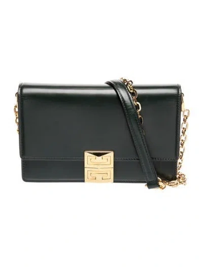 Pre-owned Givenchy Leather 4g Bag Small In Green