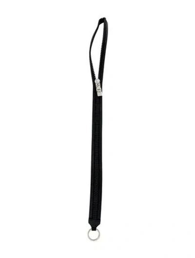 Pre-owned Givenchy Leather 4g Zip Collar Necklace, 24.25" In Multi