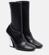 Givenchy Leather 95 Ankle Boots In Black