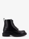 Givenchy Chunky Sole Round Toe Leather Ankle Boots In Black