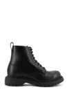 Givenchy Chunky Sole Leather Ankle Boots With Pull Tab In Black