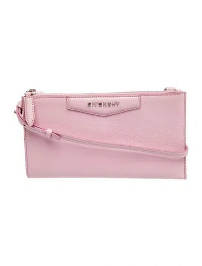 Pre-owned Givenchy Leather Antigona In Pink