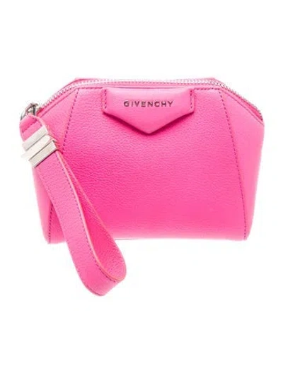 Pre-owned Givenchy Leather Antigona In Pink