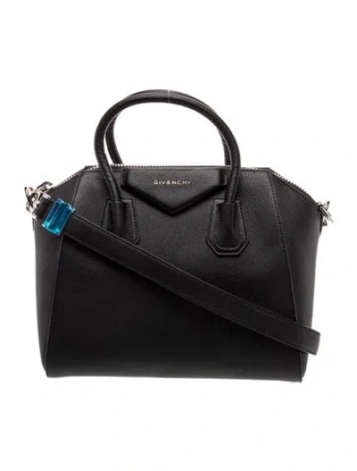 Pre-owned Givenchy Leather Antigona Small In Black