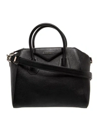 Pre-owned Givenchy Leather Antigona Small In Black