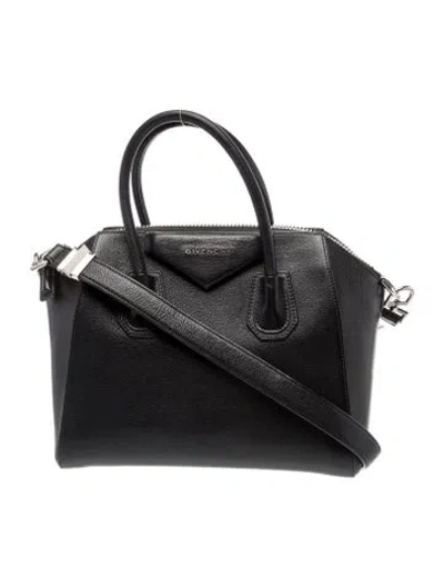 Pre-owned Givenchy Leather Antigona Small In Black