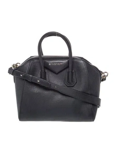 Pre-owned Givenchy Leather Antigona Small In Black