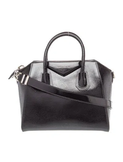 Pre-owned Givenchy Leather Antigona Small In Black