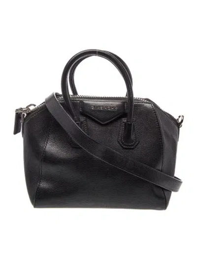Pre-owned Givenchy Leather Antigona Small In Black