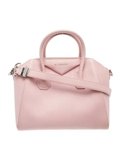 Pre-owned Givenchy Leather Antigona Small In Pink