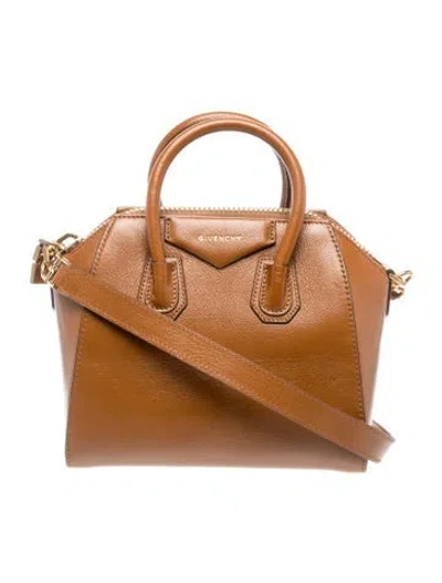 Pre-owned Givenchy Leather Antigona Small W/ Tags In Brown