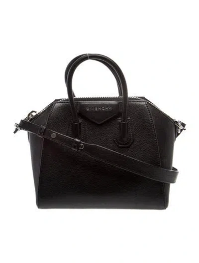 Pre-owned Givenchy Leather Antigonia In Black