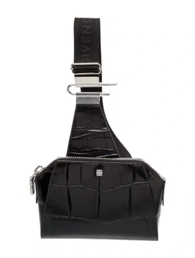 Pre-owned Givenchy Leather Backpack In Black