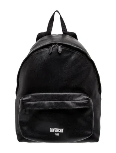Pre-owned Givenchy Leather Backpack In Black