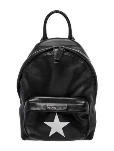 Pre-owned Givenchy Leather Backpack In Black