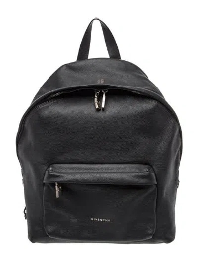 Pre-owned Givenchy Leather Backpack In Black