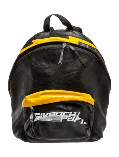 Pre-owned Givenchy Leather Backpack In Black