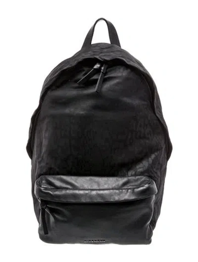 Pre-owned Givenchy Leather Backpack In Black