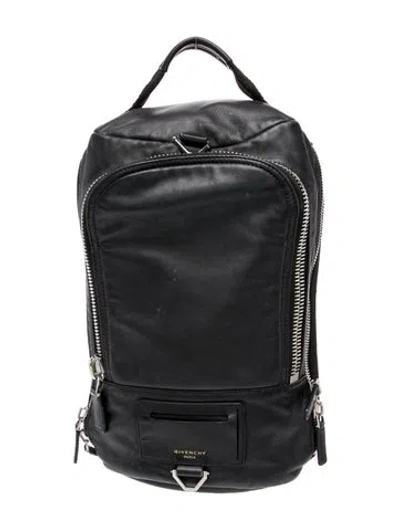 Pre-owned Givenchy Leather Backpack In White