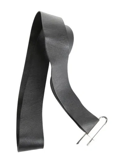 Pre-owned Givenchy Leather Bag Strap In Black