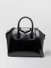 GIVENCHY LEATHER BAG WITH HANDLES AND DETACHABLE STRAP