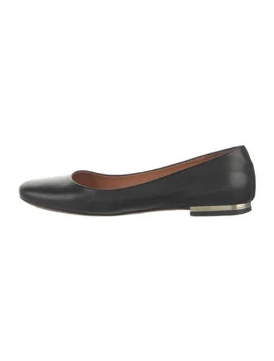 Pre-owned Givenchy Leather Ballet Flats In Black