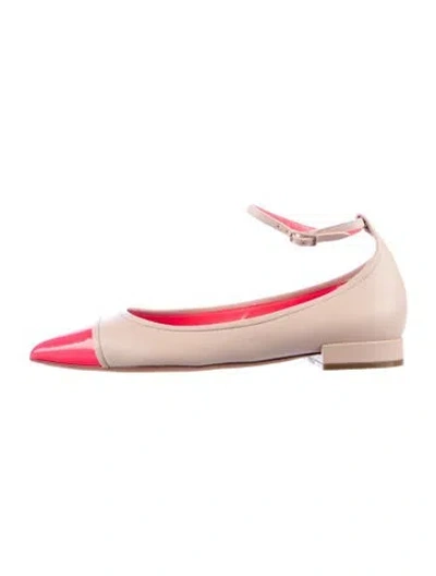 Pre-owned Givenchy Leather Ballet Flats In Pink